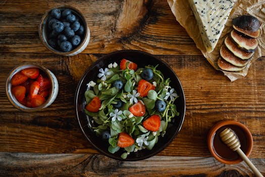 colorful salad with hydrating fruits