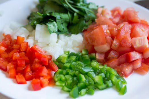 colorful meal prep