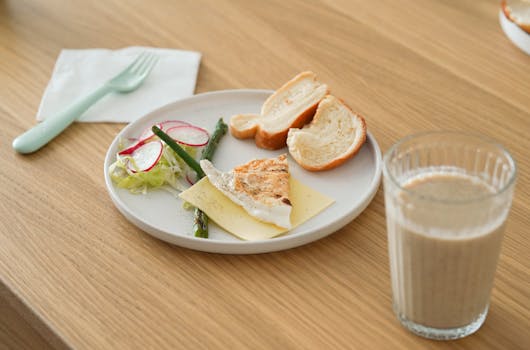 a balanced meal plate