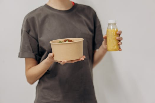 a woman enjoying a healthy snack