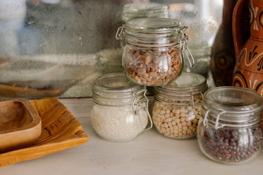 fermented vegetables in jars