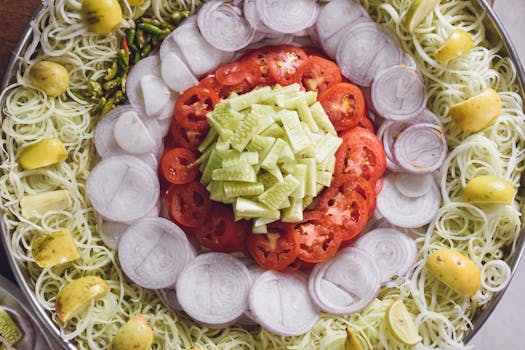 colorful raw vegetable platter