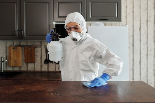 cleaning kitchen surfaces with vinegar