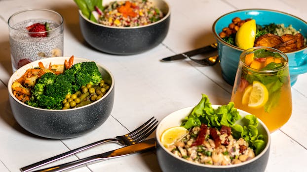 a colorful bowl of quinoa salad