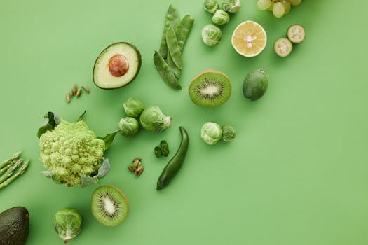 colorful array of fruits and vegetables