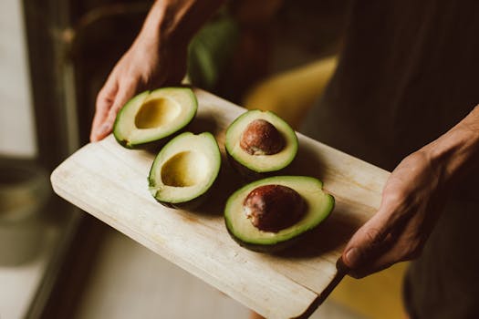 healthy fats like avocados and nuts